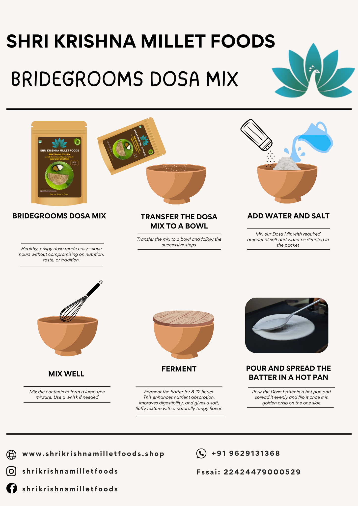 Bridegroom's Rice Dosa Mix
