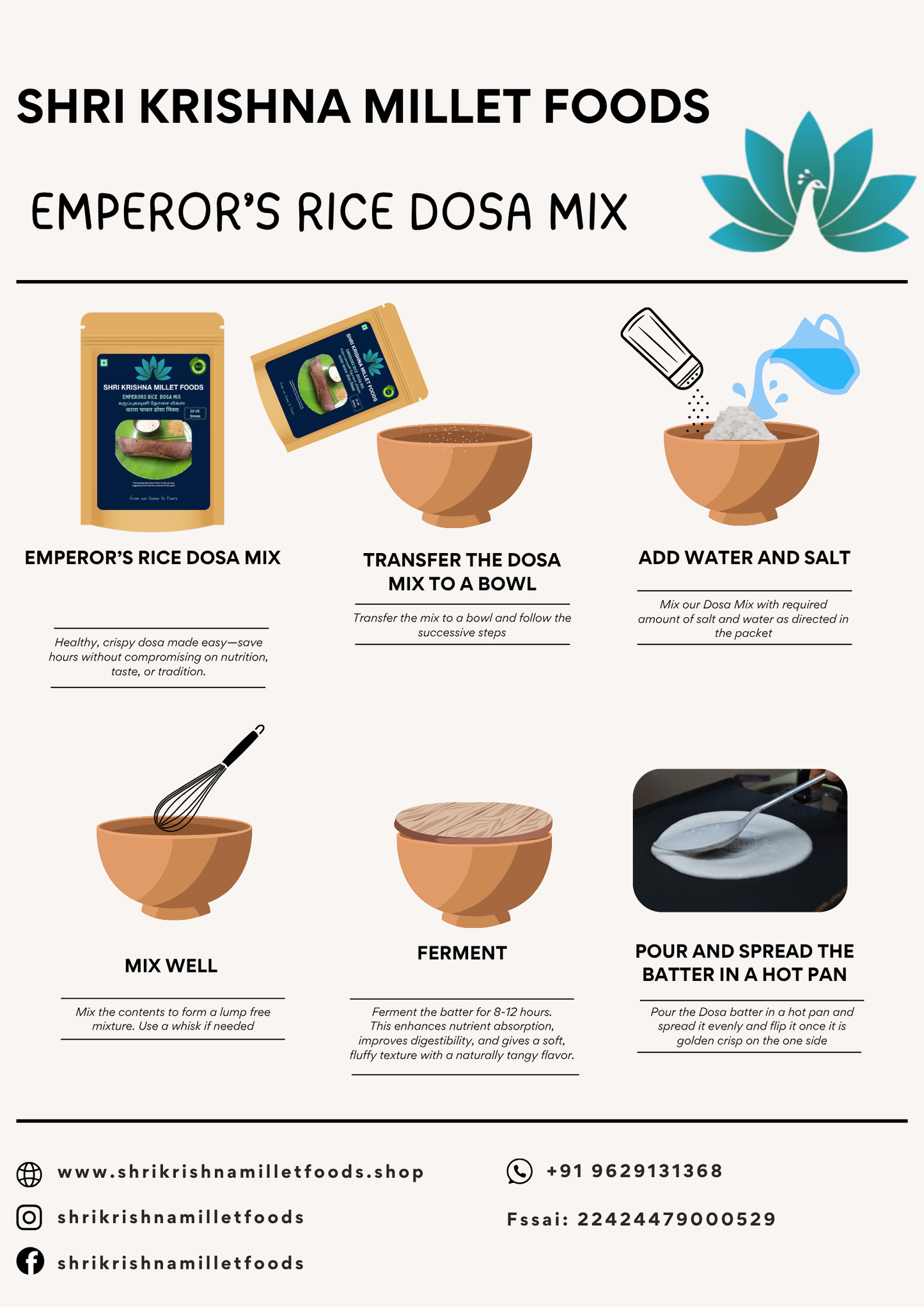 Emperor's Rice Dosa Mix