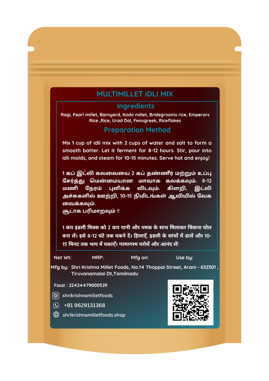 Multi Millet Idli Mix