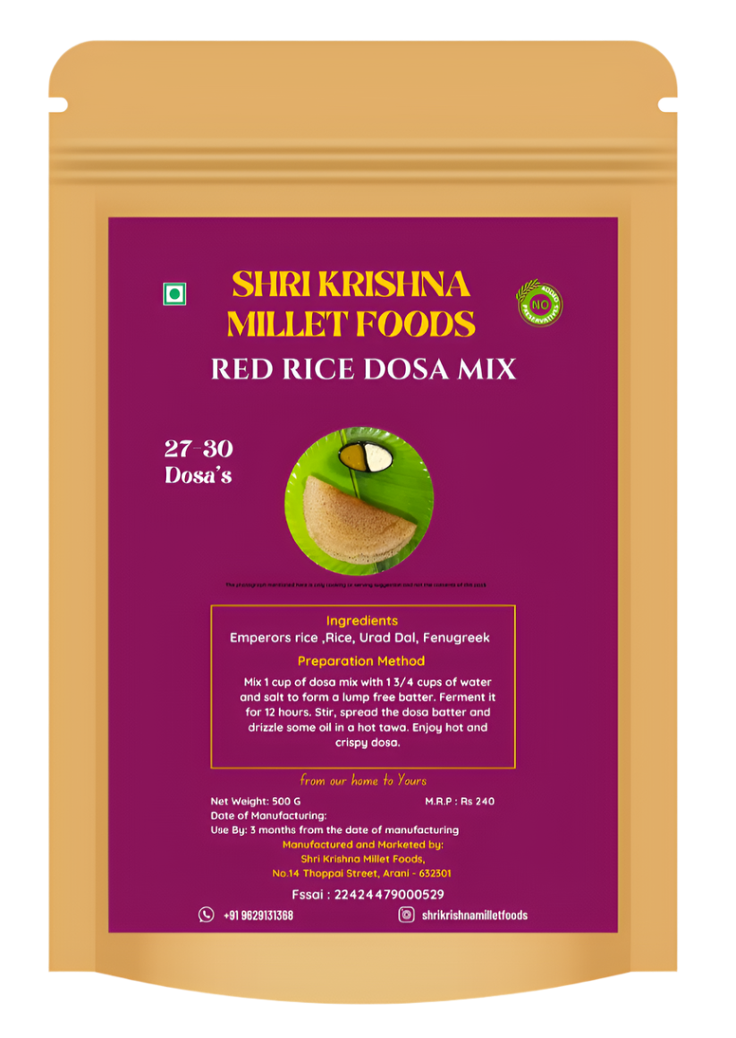 Red Rice Dosa Mix