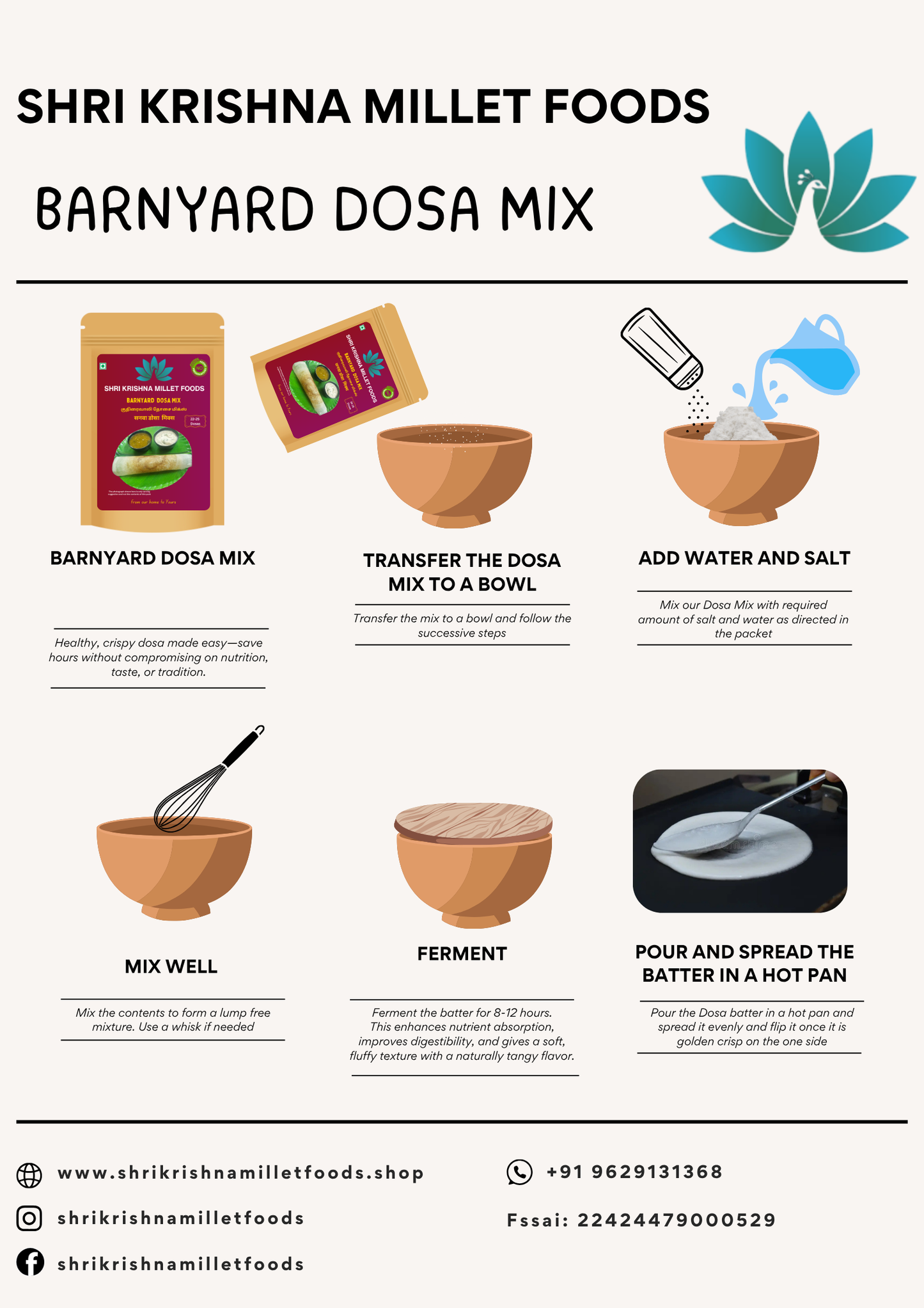Barnyard Dosa Mix