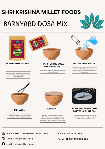 Barnyard Dosa Mix