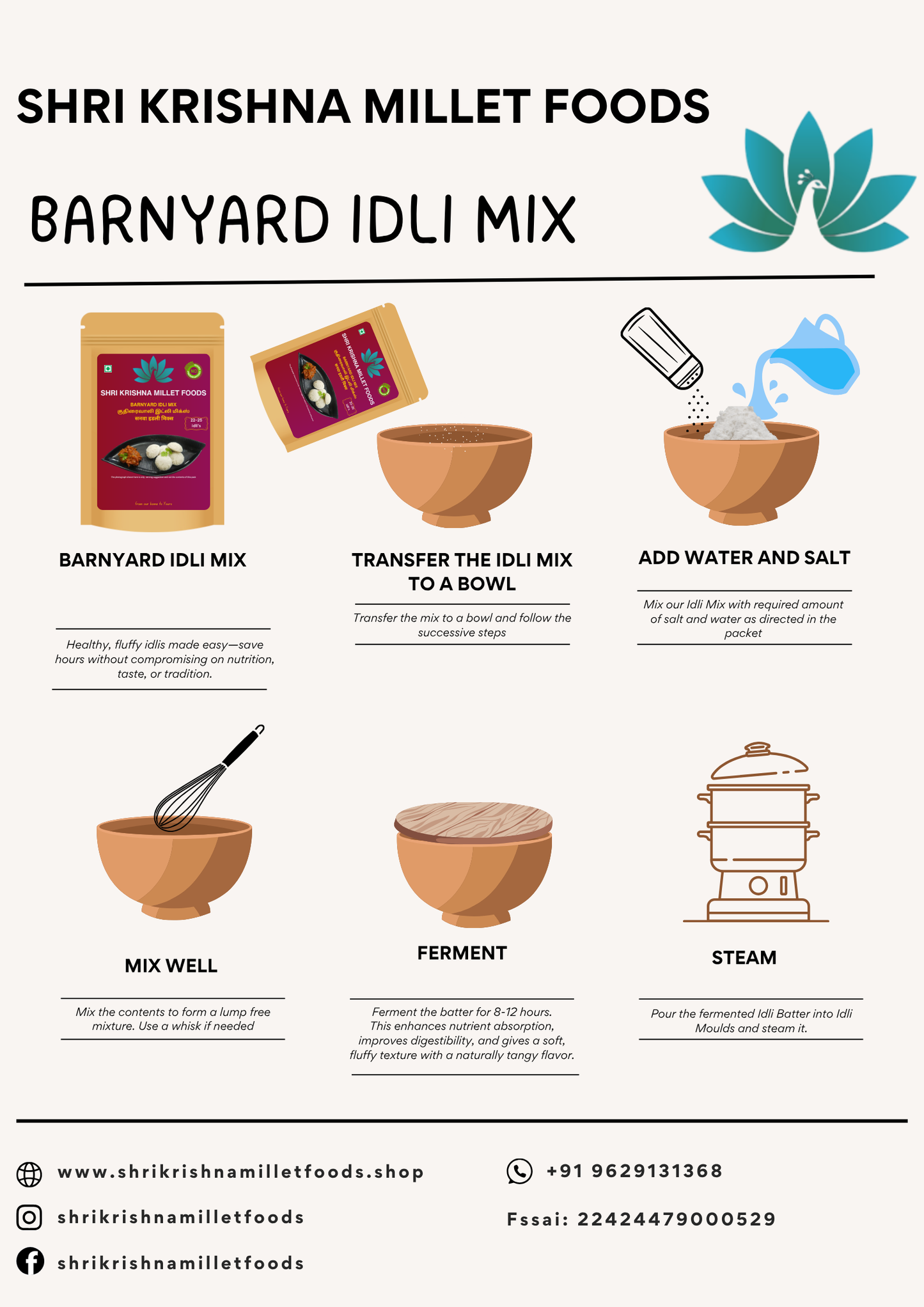 Barnyard Idli Mix