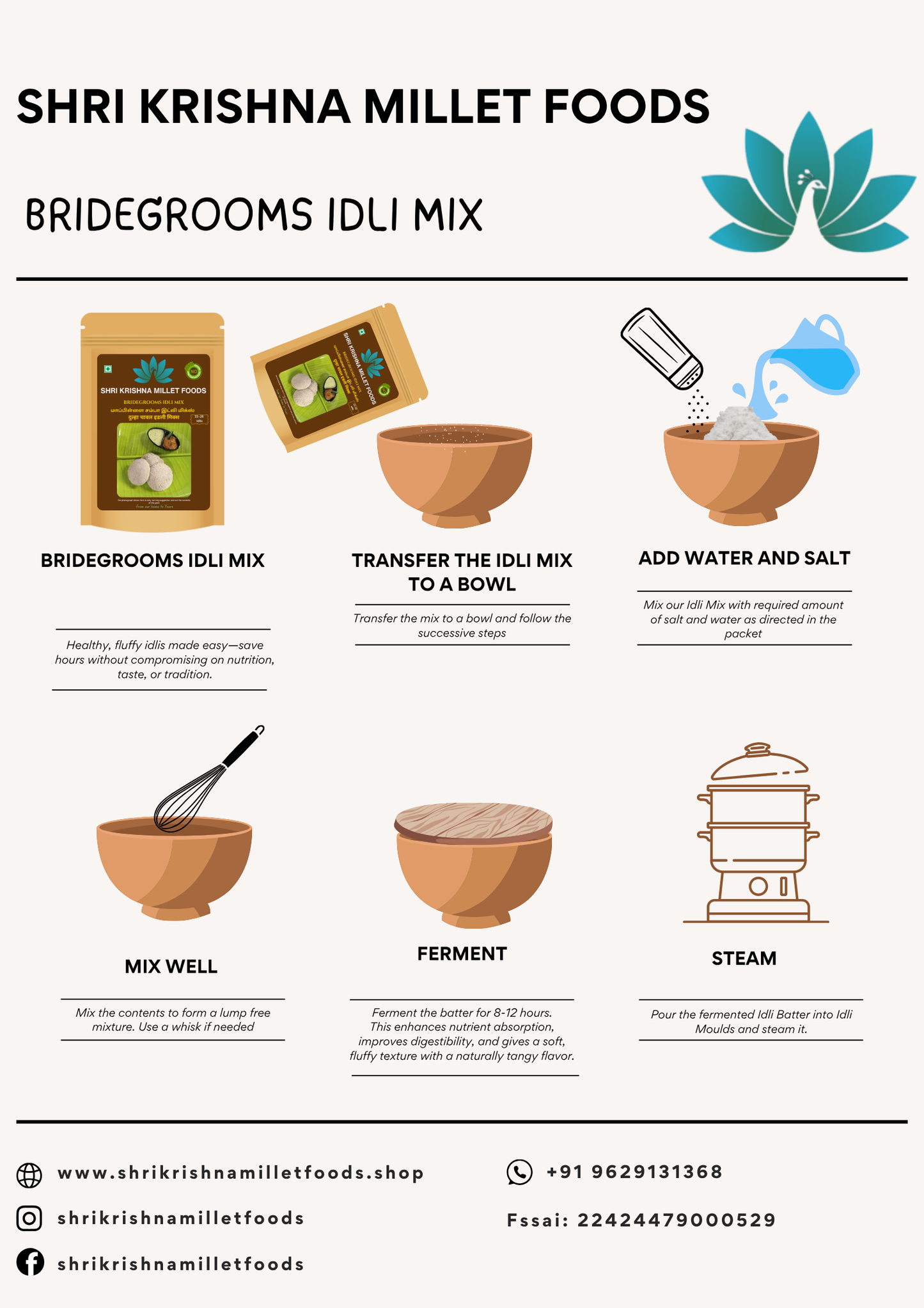 Bridegroom's Idli Mix