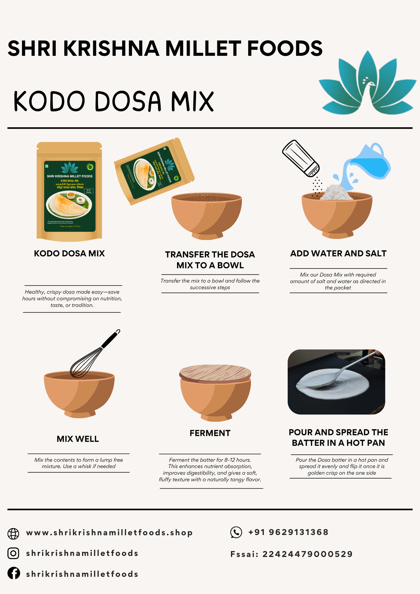 Kodo Millet Dosa Mix