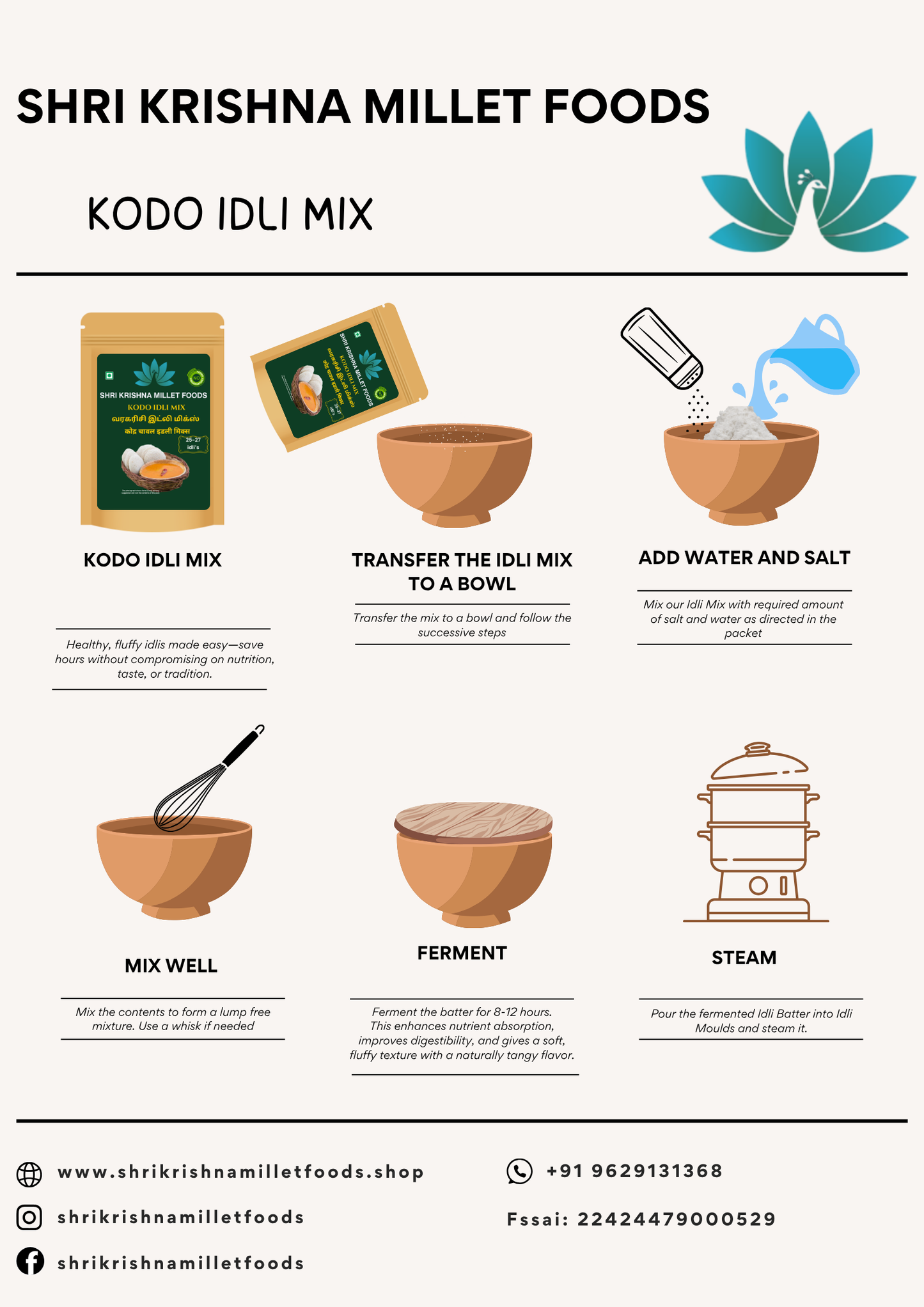 Kodo Idli Mix