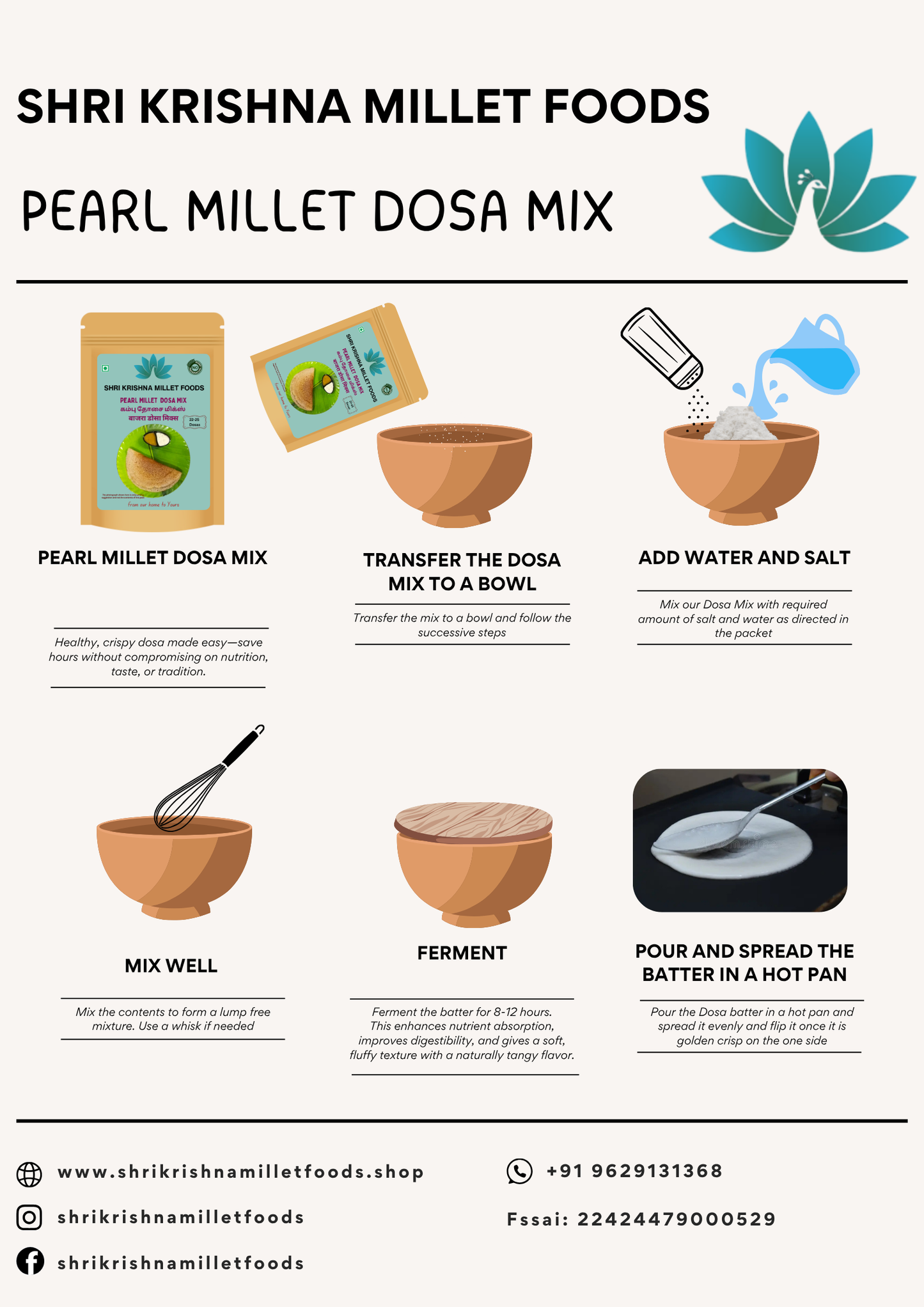 Pearl Millet Dosa Mix